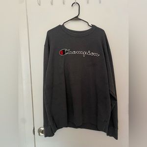 XL grey champion sweater